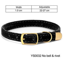 Load image into Gallery viewer, Cat Collar With Bell Safety Cat Collars Puppy Dog Collar For Cats Small Dogs Kittens Solid Pet Collar Chihuahua Products YS0032