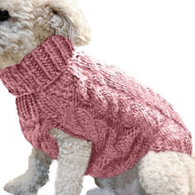 Load image into Gallery viewer, Pet Dog Cat Warm Sweater Clothing Winter Turtleneck Knitted Puppy Clothes Chihuahua Dogs Teddy French Bulldog Vest Clothes