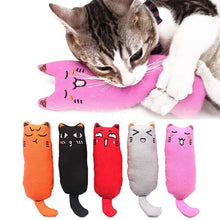 Load image into Gallery viewer, Rustle Sound Catnip Toy Cats Products for Pets Cute Cat Toys for Kitten Teeth Grinding Cat Plush Thumb Pillow Pet Accessories