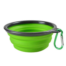 Load image into Gallery viewer, Dog Bowl Foldable Eco Firendly Silicone Pet Cat Dog Food Water Feeder Travel Portable Feeding Bowls Puppy Doggy Food Container
