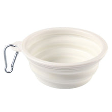 Load image into Gallery viewer, Dog Bowl Foldable Eco Firendly Silicone Pet Cat Dog Food Water Feeder Travel Portable Feeding Bowls Puppy Doggy Food Container
