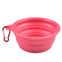 Load image into Gallery viewer, Dog Bowl Foldable Eco Firendly Silicone Pet Cat Dog Food Water Feeder Travel Portable Feeding Bowls Puppy Doggy Food Container
