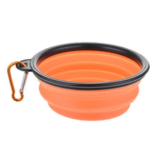 Load image into Gallery viewer, Dog Bowl Foldable Eco Firendly Silicone Pet Cat Dog Food Water Feeder Travel Portable Feeding Bowls Puppy Doggy Food Container
