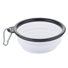 Load image into Gallery viewer, Dog Bowl Foldable Eco Firendly Silicone Pet Cat Dog Food Water Feeder Travel Portable Feeding Bowls Puppy Doggy Food Container
