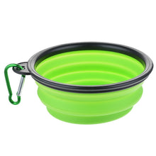 Load image into Gallery viewer, Dog Bowl Foldable Eco Firendly Silicone Pet Cat Dog Food Water Feeder Travel Portable Feeding Bowls Puppy Doggy Food Container
