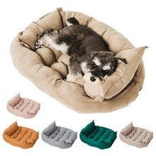 Load image into Gallery viewer, Soft Dog Bed Kennel Suede Pet Lounger Cats Dog Beds Washable Breathable Dogs Bedding For Small Medium Large Dogs Pet Supplies
