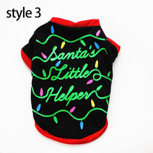Load image into Gallery viewer, Christmas Cotton Pet Clothing Dog Clothes For Small Medium Dogs Vest Shirt New Year Puppy Dog Costume Chihuahua Pet Vest Shirt
