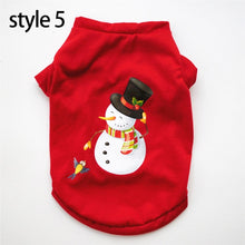 Load image into Gallery viewer, Christmas Cotton Pet Clothing Dog Clothes For Small Medium Dogs Vest Shirt New Year Puppy Dog Costume Chihuahua Pet Vest Shirt
