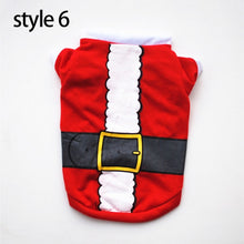 Load image into Gallery viewer, Christmas Cotton Pet Clothing Dog Clothes For Small Medium Dogs Vest Shirt New Year Puppy Dog Costume Chihuahua Pet Vest Shirt
