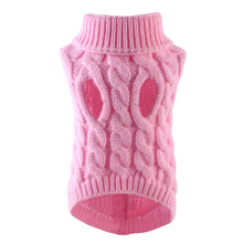 Load image into Gallery viewer, Pet Dog Cat Warm Sweater Clothing Winter Turtleneck Knitted Puppy Clothes Chihuahua Dogs Teddy French Bulldog Vest Clothes
