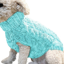 Load image into Gallery viewer, Pet Dog Cat Warm Sweater Clothing Winter Turtleneck Knitted Puppy Clothes Chihuahua Dogs Teddy French Bulldog Vest Clothes
