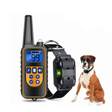 Load image into Gallery viewer, Electric Dog Training Collar Waterproof Rechargeable Remote Control Pet with LCD Display for All Size Bark-stop Collars 40% Off
