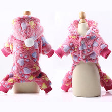 Load image into Gallery viewer, Soft Warm Pet Dog Jumpsuits Clothing for Dogs Pajamas Fleece Small Puppy Coat Pet Outfits Hoodie Clothing Cats Clothes Christmas

